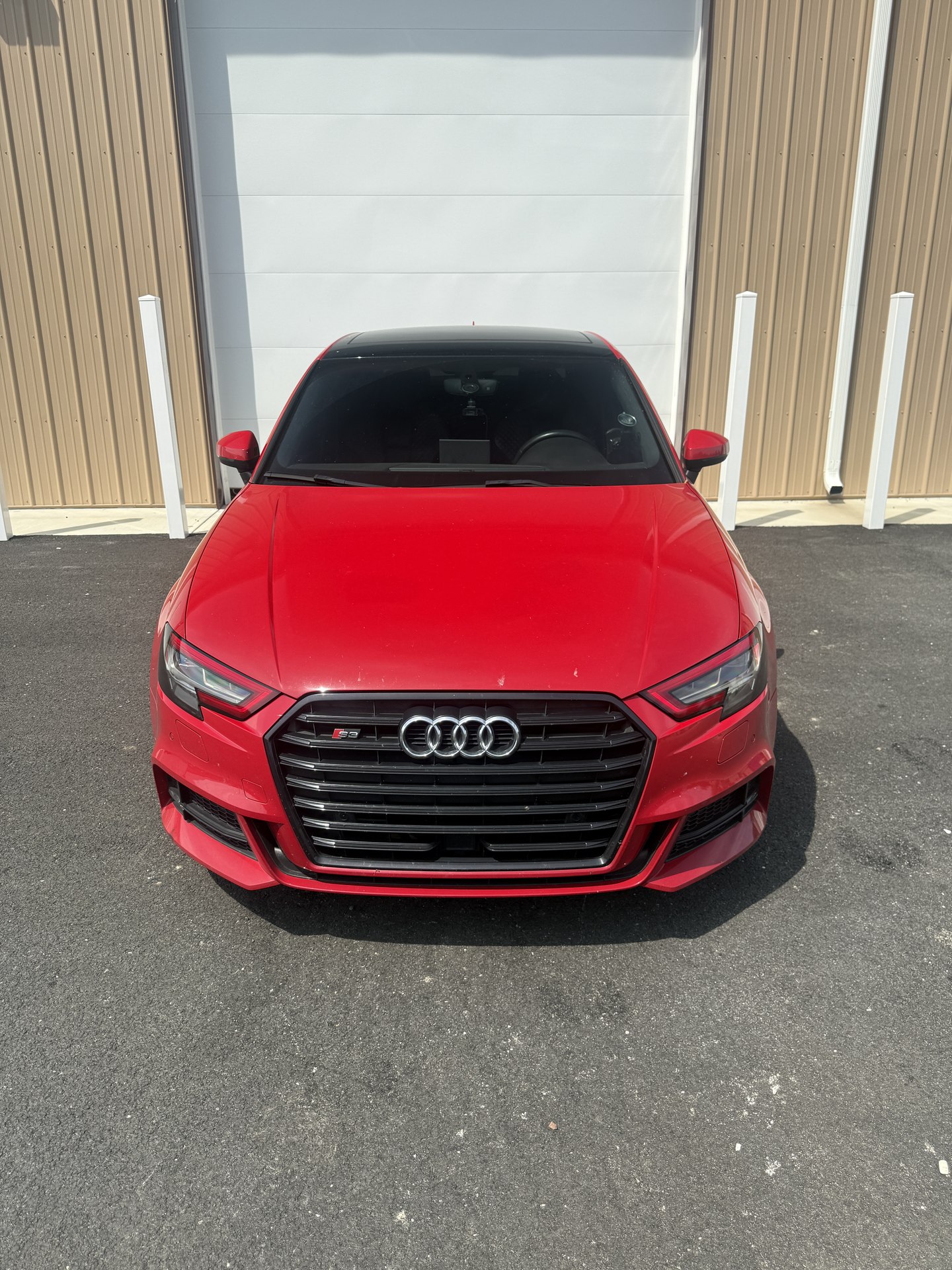 Audi — red vehicle color change wrap by Coastal Wraps